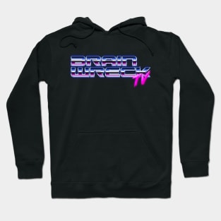 80s Retrowave Brain Wreck TV Hoodie